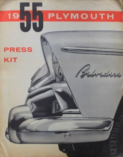 Plymouth Belvedere Modelprogram 1955 Presskit (2063)